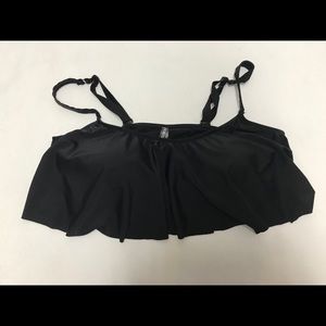 Torrid black bathing suit top size 2